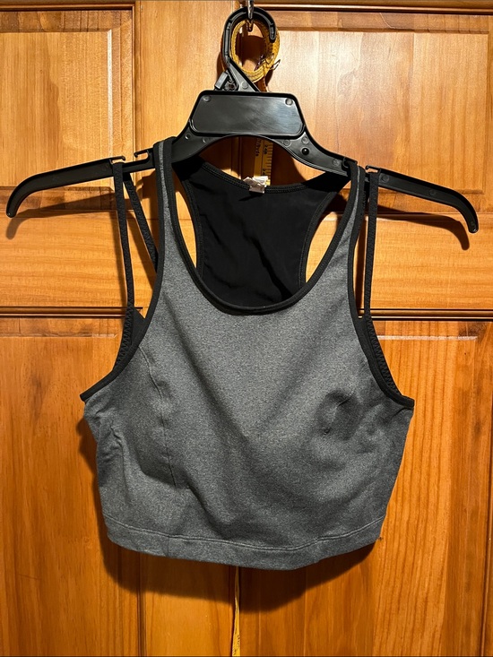Under Armour Other - Under Armour Gray and Black Racerback Sports Bralette